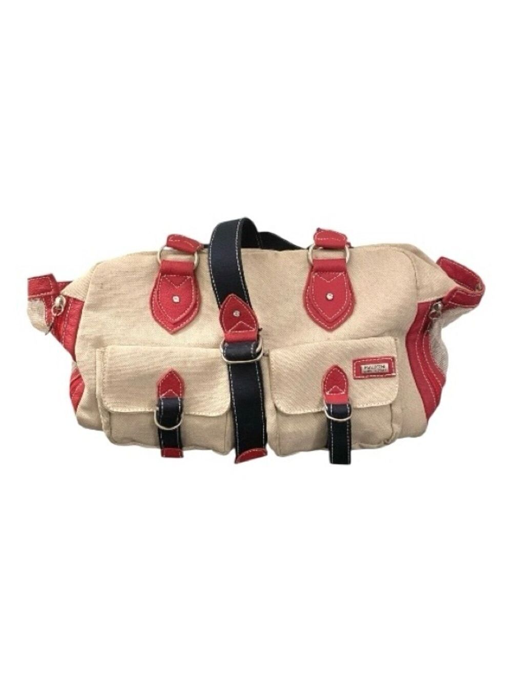 Malucchi - Made in Italy - Hand-crafted Artisan Leather and Canvas Pet Carrier
